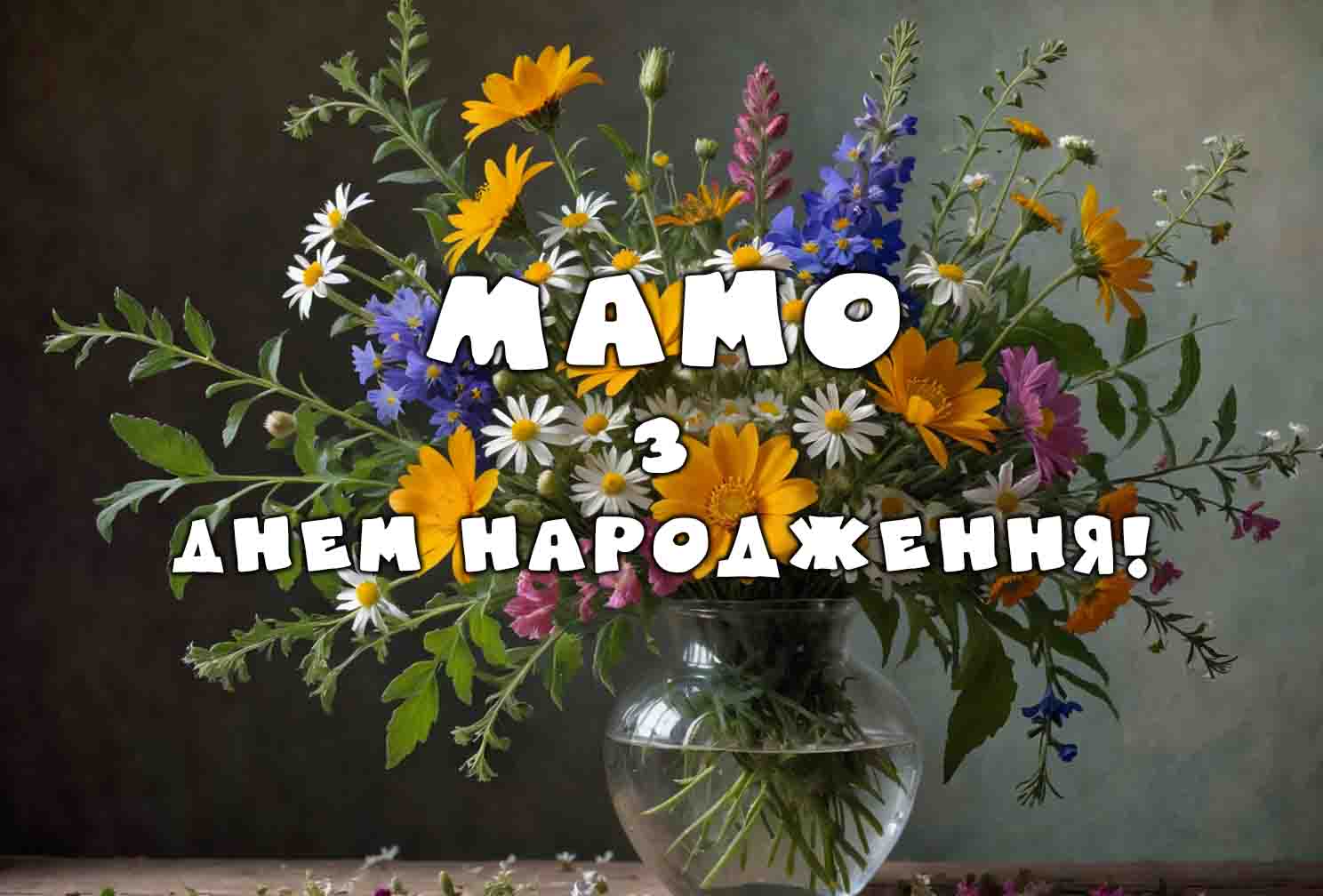 мамі в день народження 
