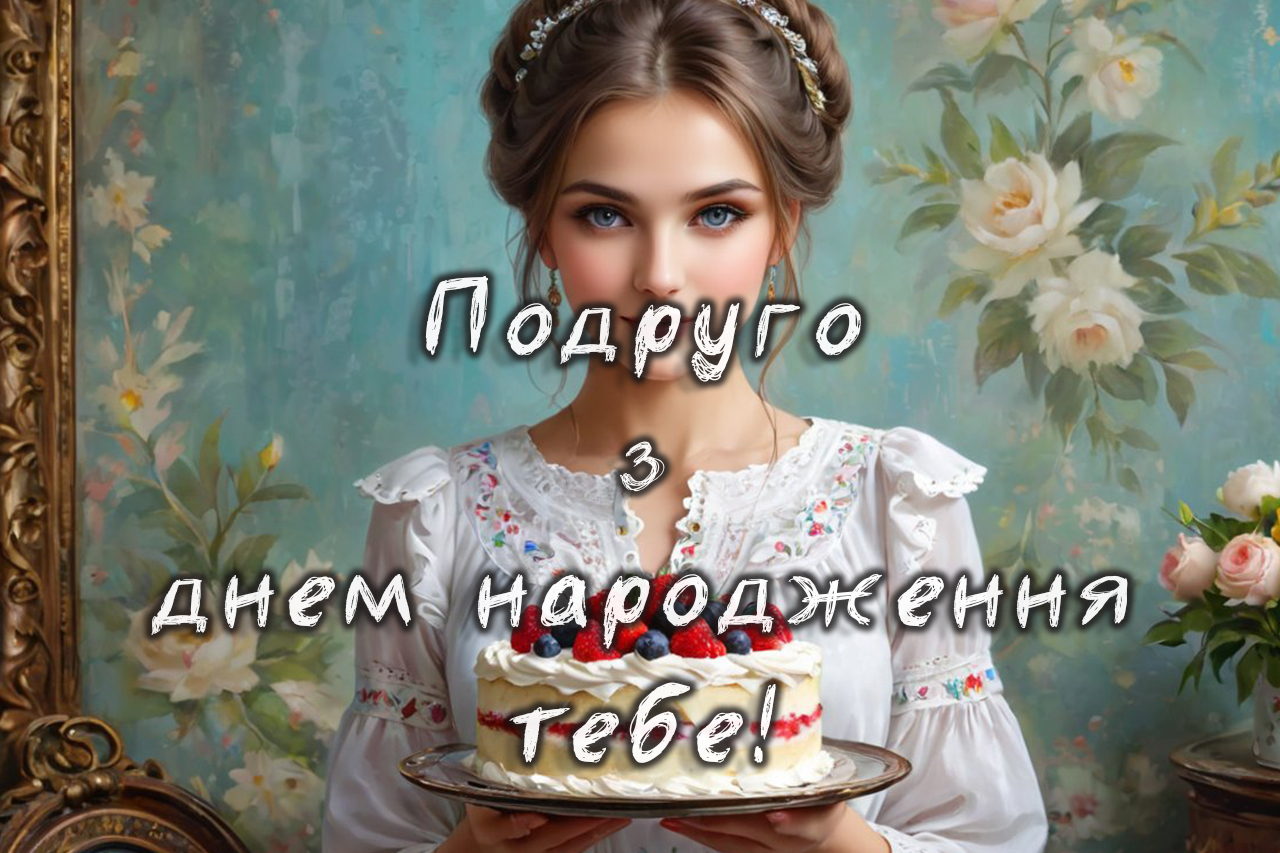 вітання подрузі