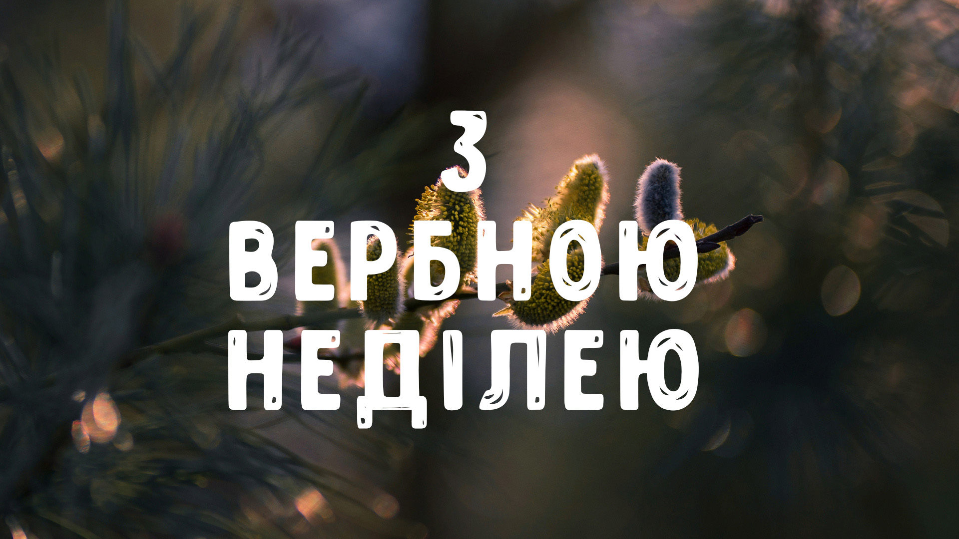 З ВЕРБНОЮ НЕДІЛЕЮ